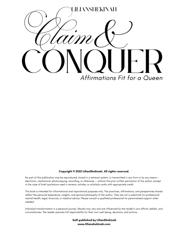 Claim & Conquer: Affirmations Fit for a Queen - Image 3