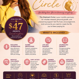The Shekinah Circle | Monthly Membership for Mindset, Self-Love & Personal Growth