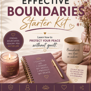 Free Effective Boundaries Starter Kit | Learn to Say No Without Guilt