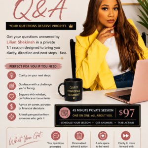 Priority Private Q&A | Personalized Life & Mindset Coaching (Private Email Support)